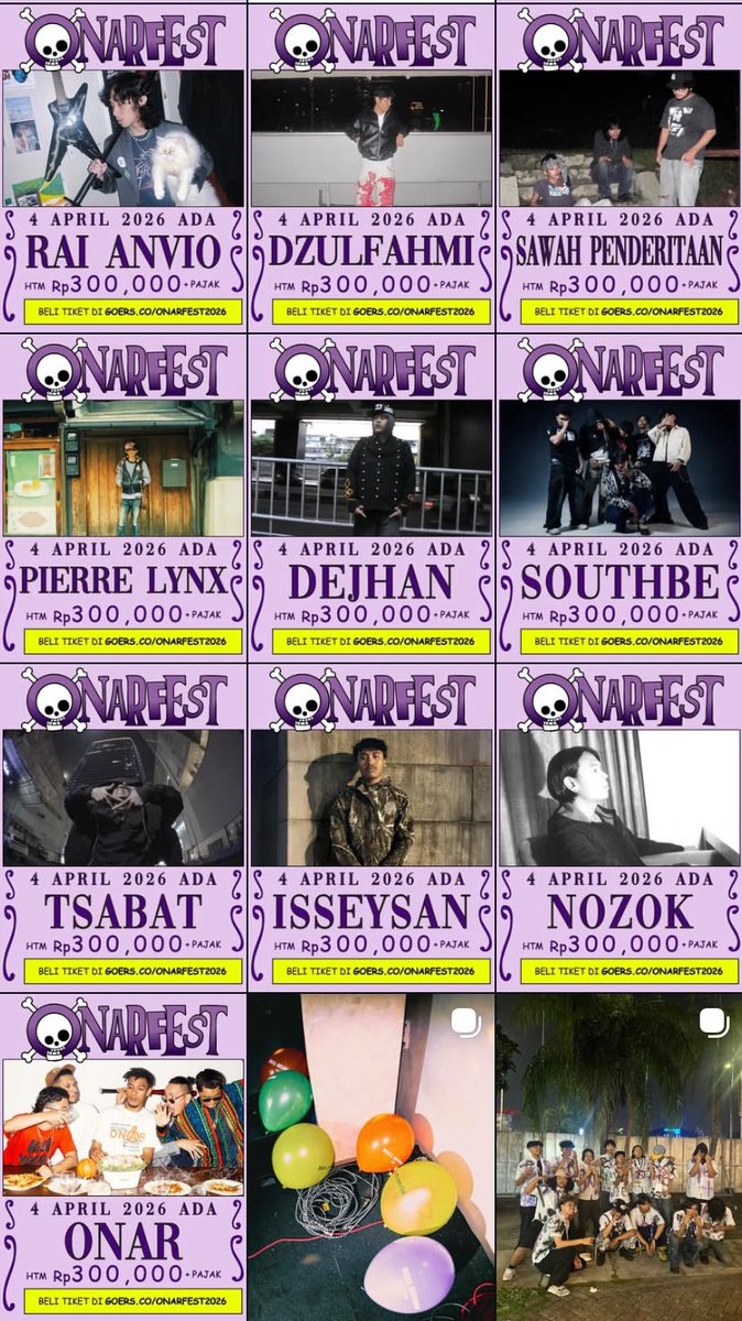 wolfcanines's tweet photo. exactly. and thats why everyone should give a chance at the amazing artists that are gonna perform at onarfest; i know the ticket price is pretty expensive, but kapan lagi liat semuanya satu stage? and theres way more to come :-). https://t.co/n1QjIMGes7