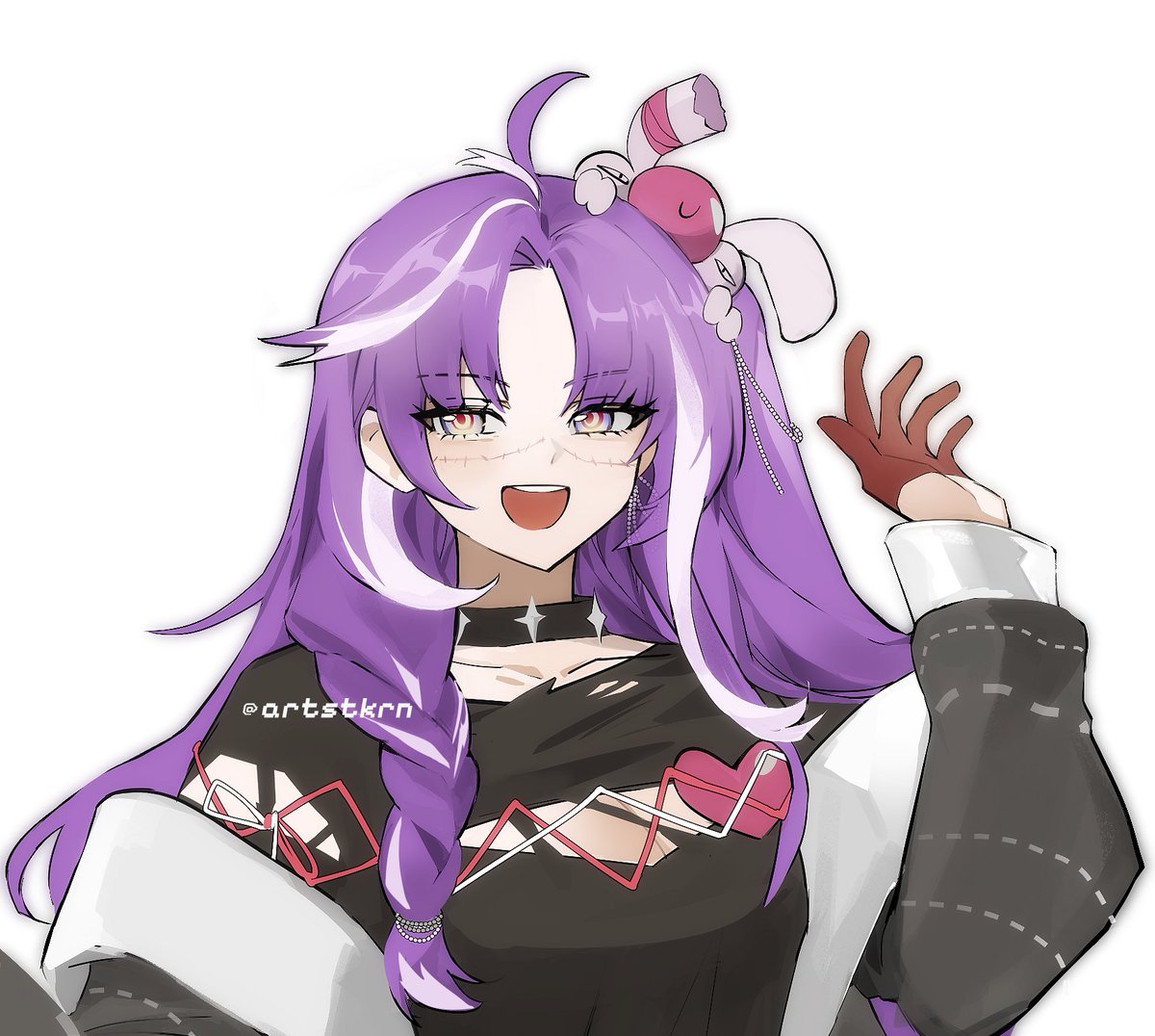 11kspirit's tweet photo. Old bust up art of michi #MichiMochiArt https://t.co/0ctiKSQYMf