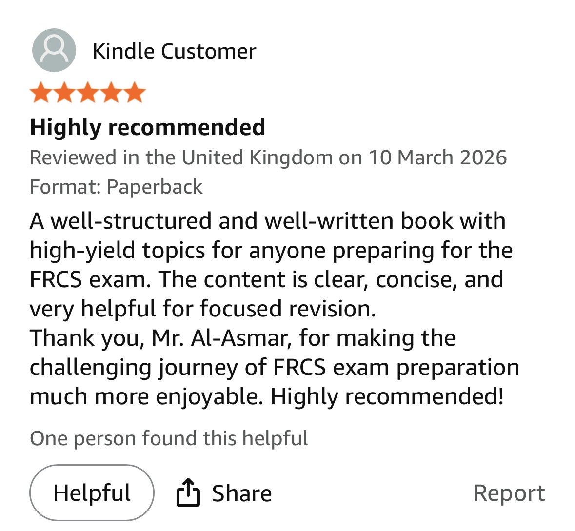alasmar's tweet photo. Amazing reviews on Amazon 
FRCS general surgery - Essential revision notes 
https://t.co/rWbsvuNIs7 https://t.co/8Rv6Dkkgip