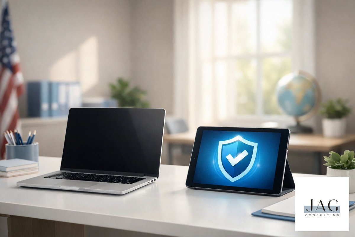 JAGConsultingHQ's tweet image. Implementing AI is exciting: but do you have a data privacy policy? Dr. Jeannie A. Gudith says schools need a clear 'AI Use Policy' to protect student data and reputation. Don't wait for a crisis. 🛡️🤖

#EdTech #SchoolManagement #PrivateEducation