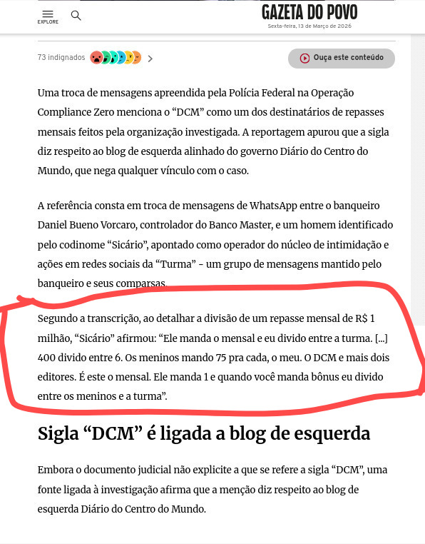 Br_Contribuinte's tweet photo. Um blogueiro falando de outro. https://t.co/5Q1NXWkhik