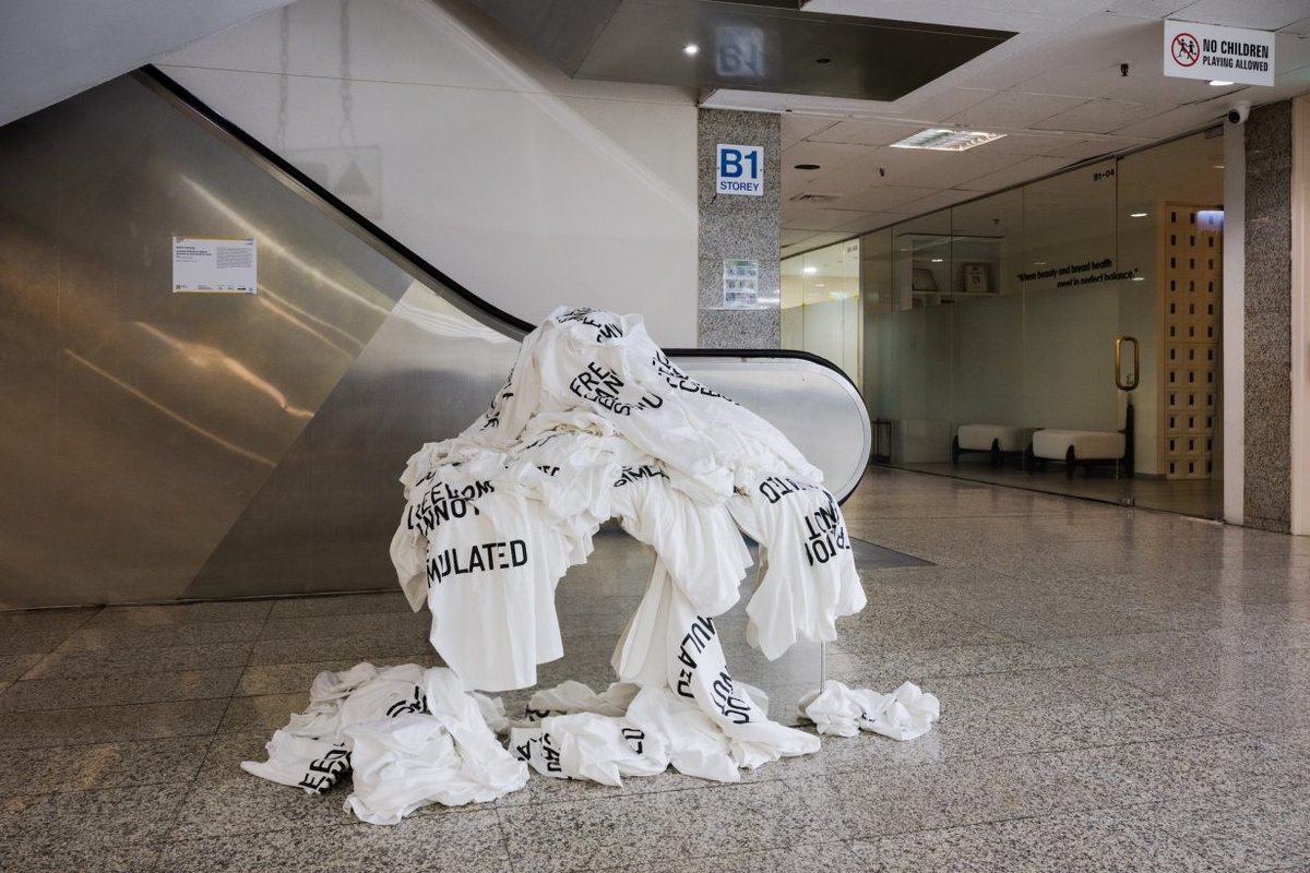 aservais1's tweet photo. Singapore Biennale 2025 Review: Divorced From Reality. The 8th edition of the Singapore Biennale prompts you to wonder whether displacement releases the wild or brings it under further control. By @MarkRappolt via @ArtReview_ https://t.co/9nbSRAMZBZ https://t.co/drM6ZjErw0