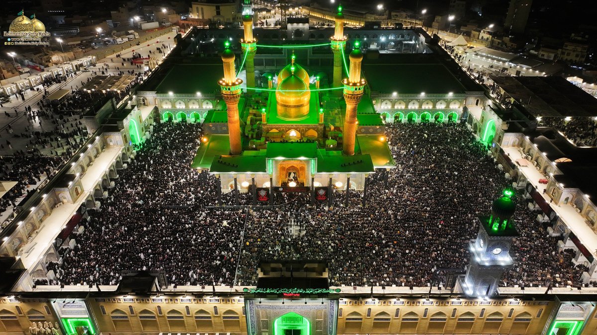 kadhimain's tweet photo. Spiritual atmospheres of the Eve of the twenty-third of Holy Ramadan (#Laylatul_Qadr) from Imamain Kadhimain (PBUT) Holy Shrine.

ليلة الثالث والعشرين من شهر رمضان المبارك #ليلة_القدر من رحاب الصحن الكاظمي الشريف

Fri, 13 March 2026/ 23– Ramadan Month, 1447
#kadhimain_holy_shrine https://t.co/pgxyFboRYf