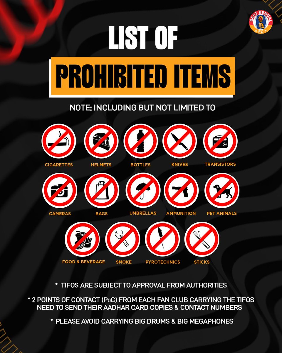 🚨 We request #AmagoFans heading to the VYBK to please avoid carrying ...