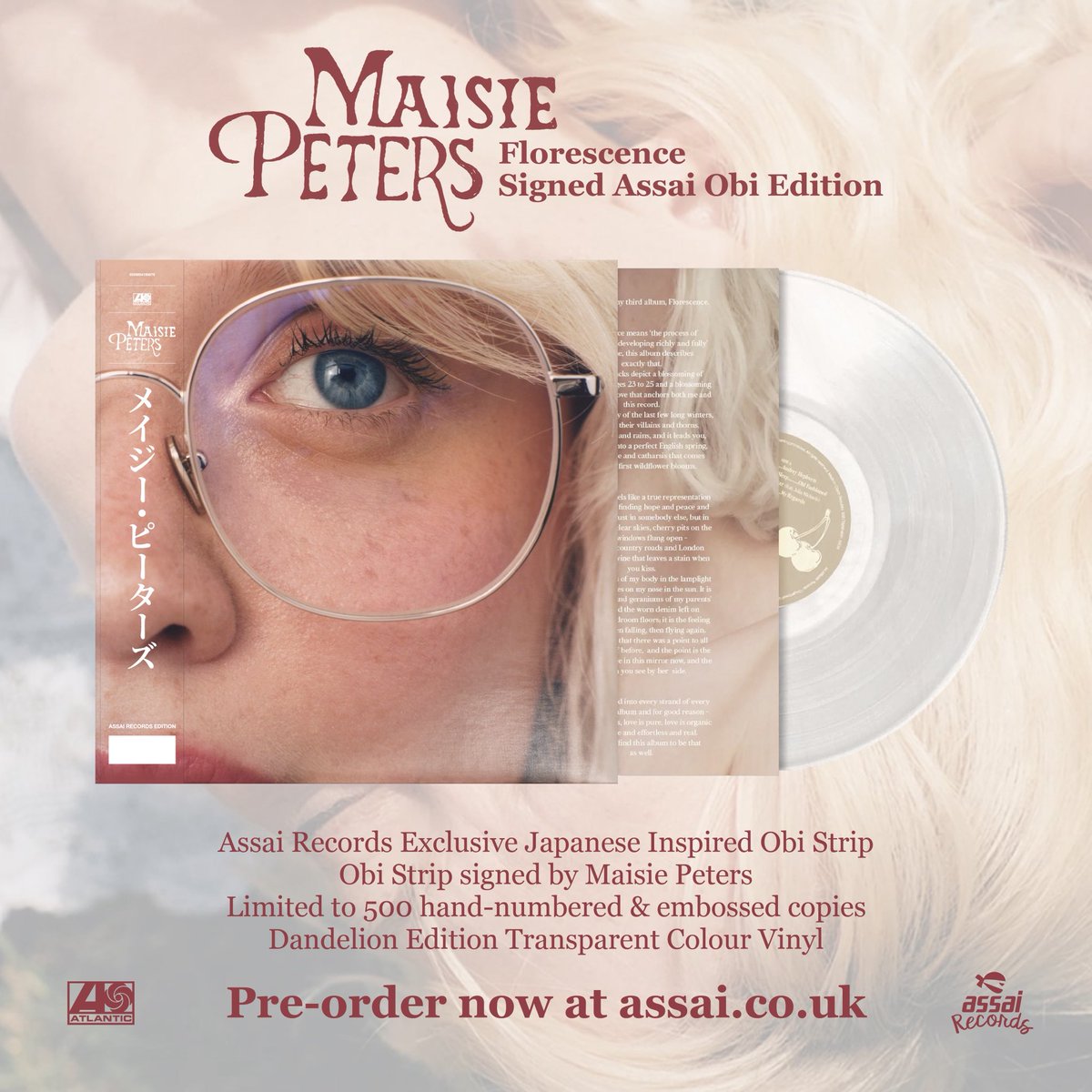 you can now preorder the @Assai_UK exclusive florescence vinyl 