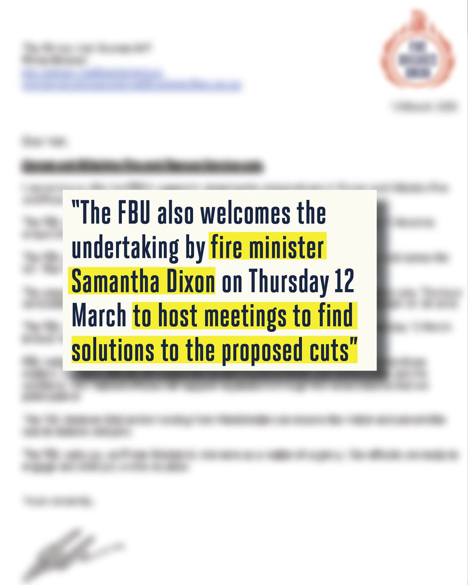 Fire Brigades Union tweet media