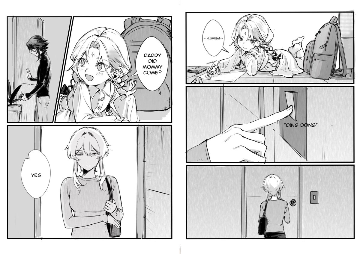 whiterabbit1838's tweet photo. I have arranged the pages into two spread pages like how i originally arranged the pages in my storyboards.

1/2 https://t.co/USIhZLHMRL