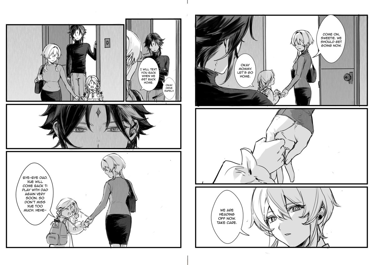 whiterabbit1838's tweet photo. I have arranged the pages into two spread pages like how i originally arranged the pages in my storyboards.

1/2 https://t.co/USIhZLHMRL