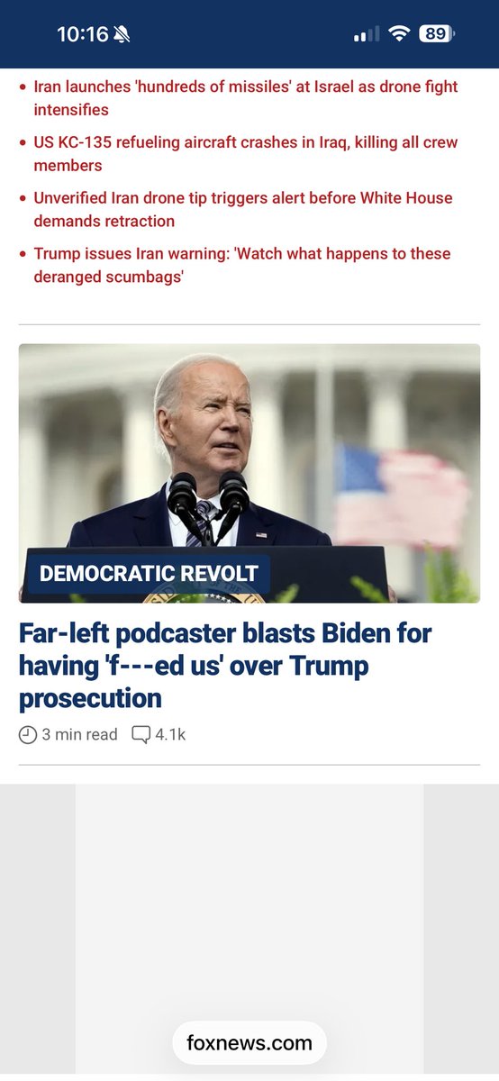 SFDukie's tweet image. Meanwhile, on state media- no mention of the costs of straits of #Hormuz closure, utter lack of reopening plan, lack of clear war goals, etc.  
it’s all sunshine and puppy dogs, only threatened by evil #Biden.  
Really.  Astounding.