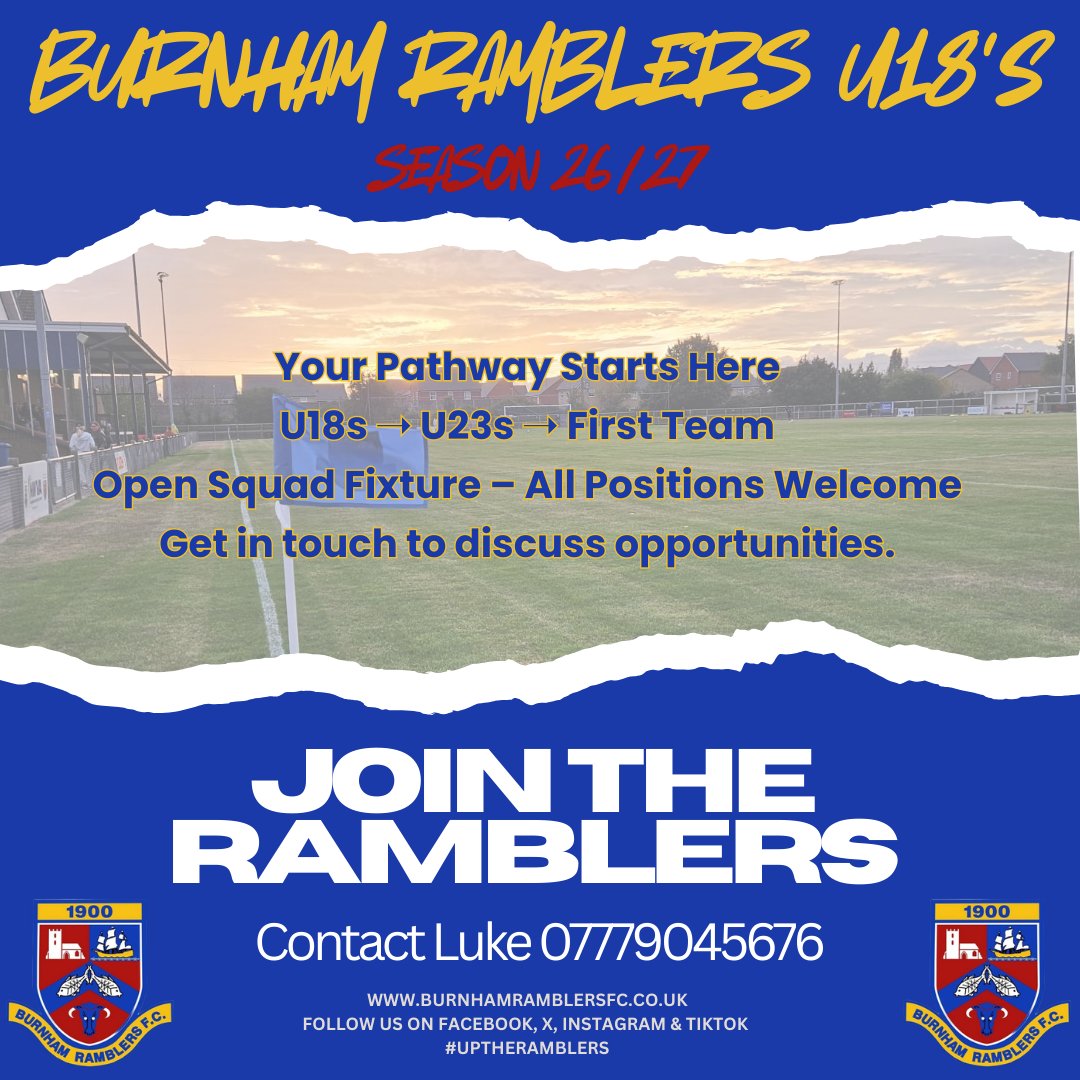 Burnham Ramblers FC tweet media