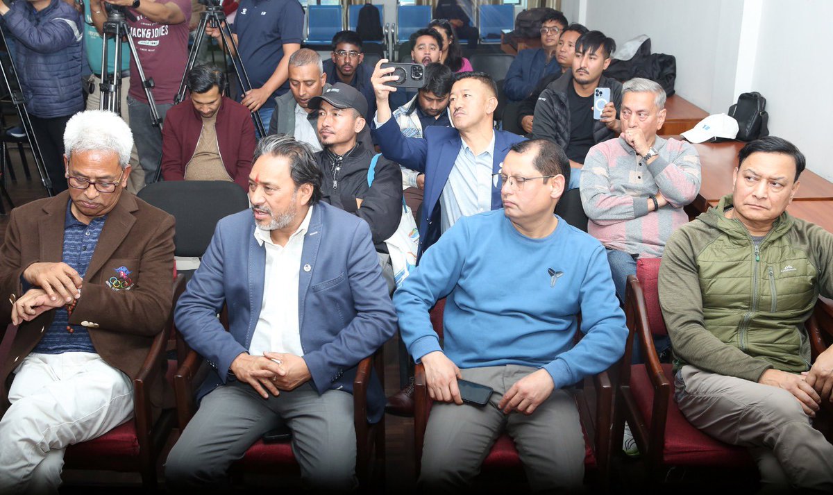 AGFunRun's tweet photo. Thanks Nepali media friends!Looking  forward tomorrow's 14th edition of 20th Asian Games fun run in Kathmandu.@AsianGamesOCA @AsianGames_2026 https://t.co/IvOhamDuVI