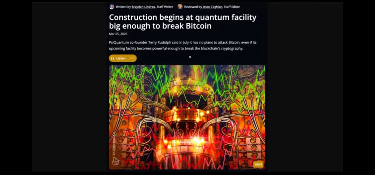 And here we go, They're building the first massive useful Quantum computers... $btc will be broken but you know who will not be broken? $cell <a href="/cellframe/">セルフレーム皆川</a> 

This is one step ahead in the PQC era 🚀

ar.tradingview.com/news/cointeleg…