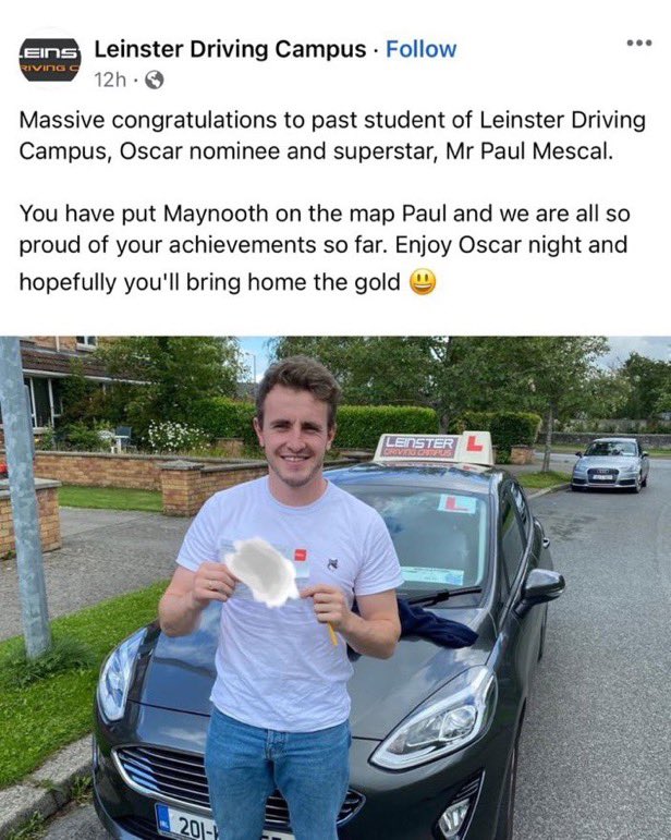 A tradition with Irish actors is being very parochially proud in some of the funniest ways