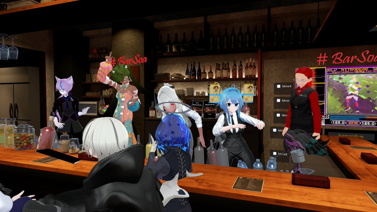 barsoa0917's tweet photo. オープンしております。本日のBarSoa営業のお知らせです。 
営業時間...3/13(金) 26:00~28:00 (3/14(土) 2:00~4:00)
各スタッフにJoin、もしくはWorld名『Bar Soa』のGroup Publicインスタンスよりお越しください。 https://t.co/aXVWy2v8C2
