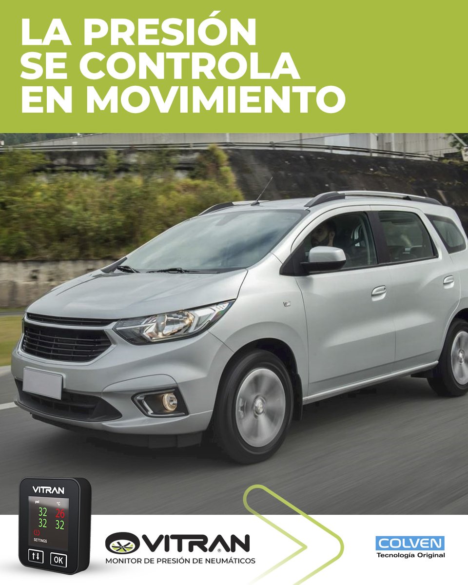 mpvitran's tweet photo. Monitoreá la presión de tus neumáticos y evitá contratiempos🛞

Tecnología que te acompaña en cada kilómetro 🛣️

👉🏽 Con tarjetas Visa o MasterCard del Banco Nación llevalo en 3 o 6 cuotas sin interés.
*Financiación disponible hasta el 31/05/26 sólo en nuestros Servicios Oficiales https://t.co/C6Pl3zMRwX