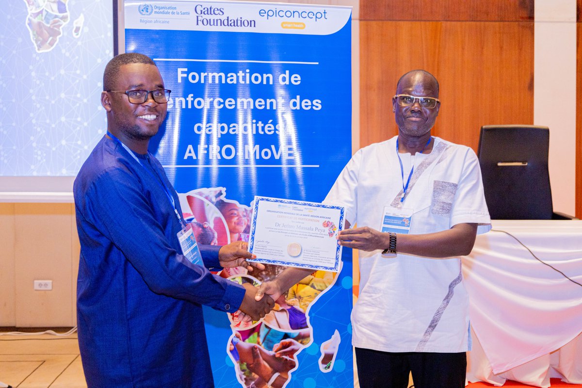 OMS_Afrique's tweet image. Transformer les données en action est essentiel pour bâtir des programmes de #vaccination plus efficaces.

La formation en français sur les études d’efficacité vaccinale s’est achevée. Elle complète ainsi la série régionale de formations du réseau #AfricaMoVE, après les sessions