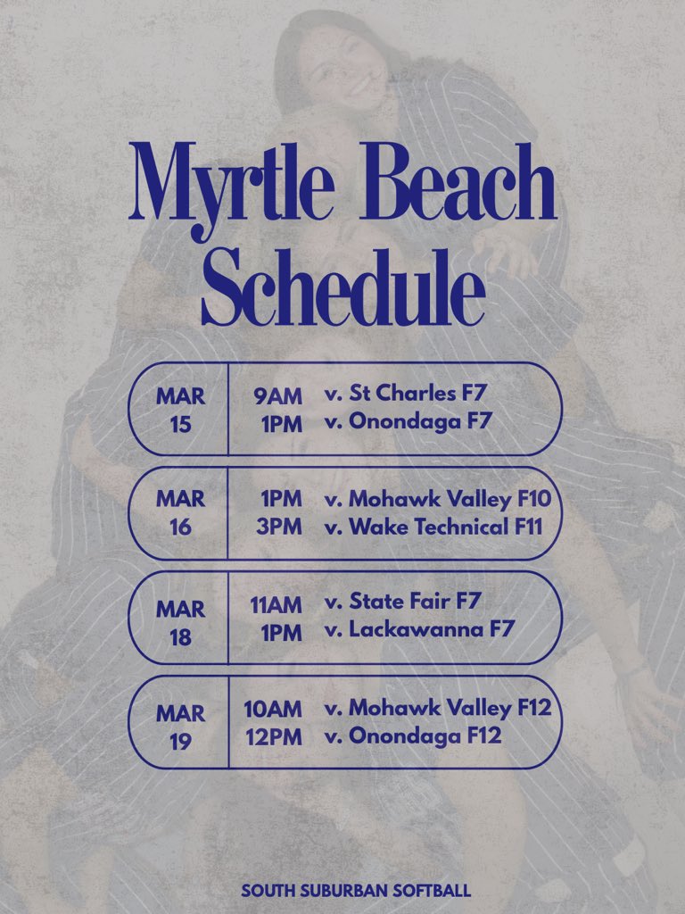 South Suburban College Softball tweet media