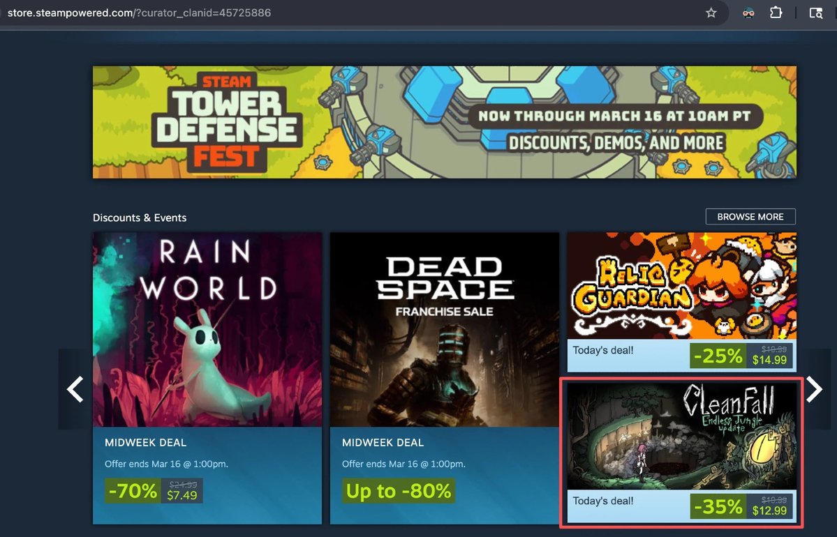 CleanFall ✨Out NOW on Steam✨ tweet media