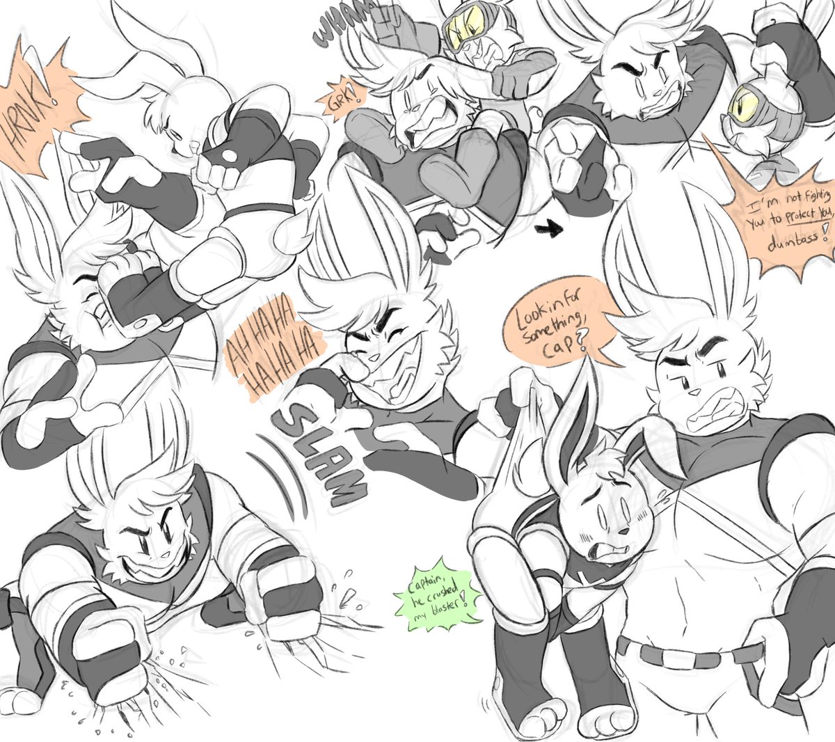 tryna make a comic 🐰📝 tweet media