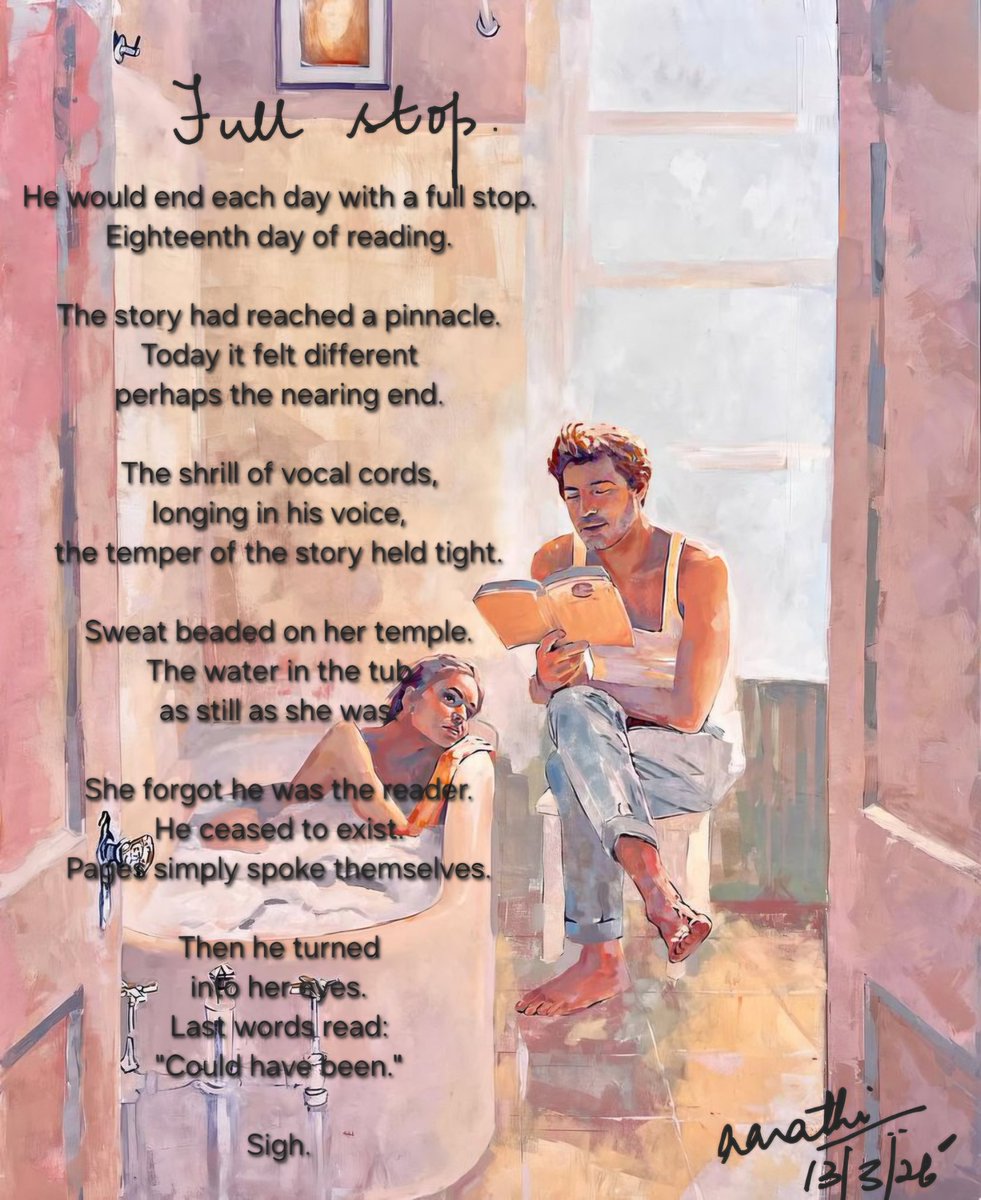 Coffeehudigi's tweet photo. Fullstop.
#poemsiwrite #Marchpoems #poetrylovers #poetrycommunity #poets #poetic #imagery
Poems based on images are my favourite, what all one could weave into a poem! https://t.co/kFZ35cWkdt