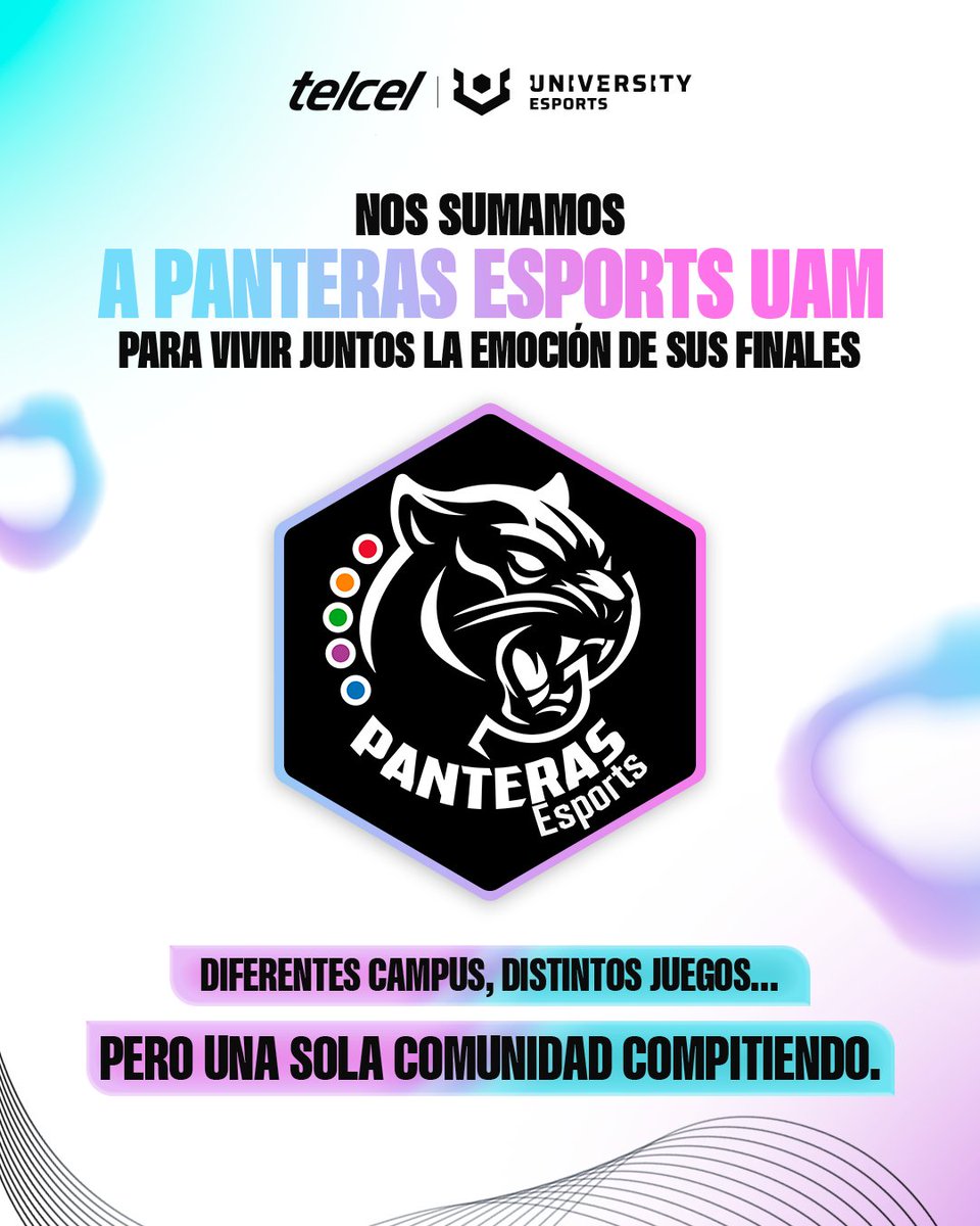 UniEsportsMX's tweet photo. ¡El University Tour se vive en UAM! 🎮
Durante esta aventura acompañamos a Panteras Esports en las finales de sus torneos en distintos campus, donde la comunidad universitaria demostrará todo su nivel en distintos juegos. 🏆🔥
#UniversityTour #UniversityEsports #esports #UAM https://t.co/D0BhmcYVIM