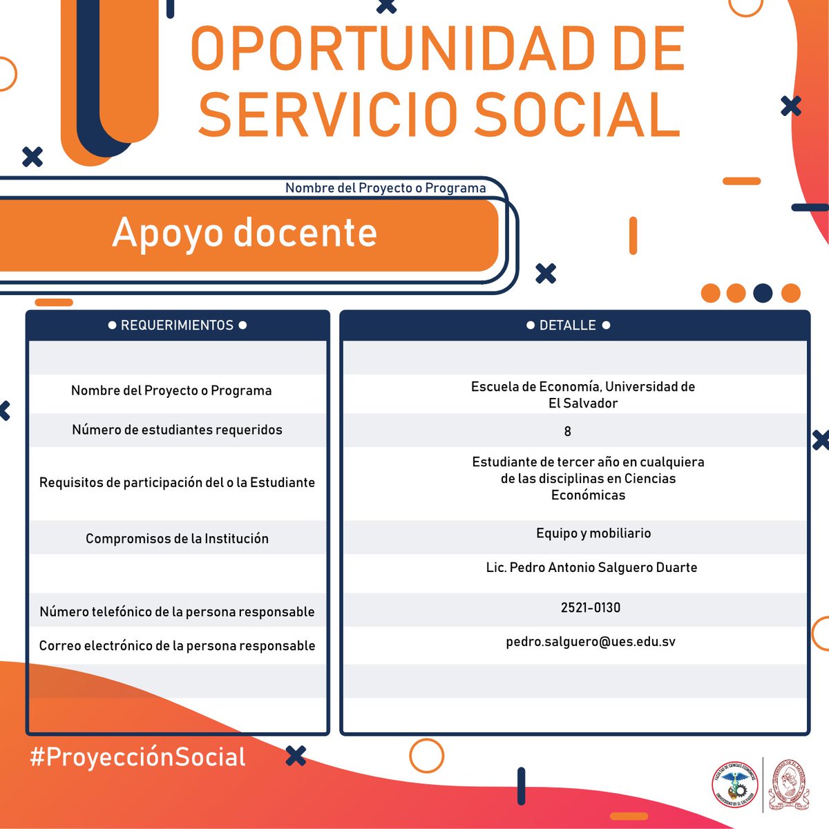 Facultad de Ciencias Económicas - UES tweet media