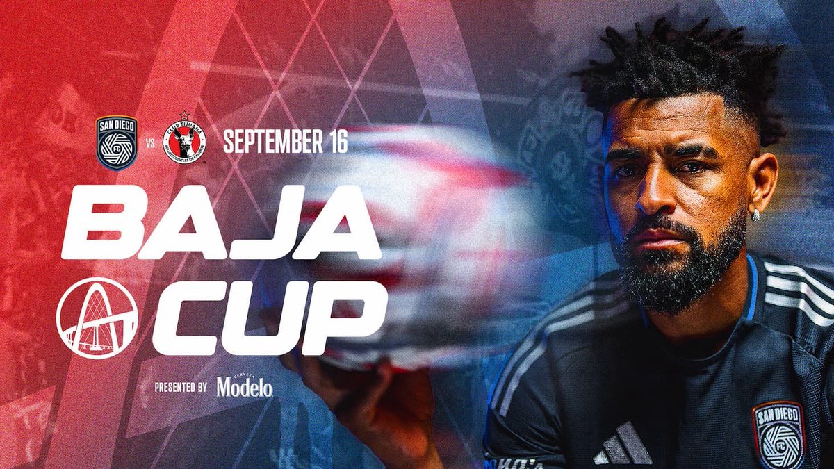 SanDiego_Futbol's tweet image. San Diego FC (SDFC) and Club Tijuana (Xolos) today announced that their second annual friendly match will take place on Wednesday, Sept. 16 at Snapdragon Stadium. “The Baja Cup” will be the second meeting between SDFC and Club Tijuana as part of a five-year partnership that
