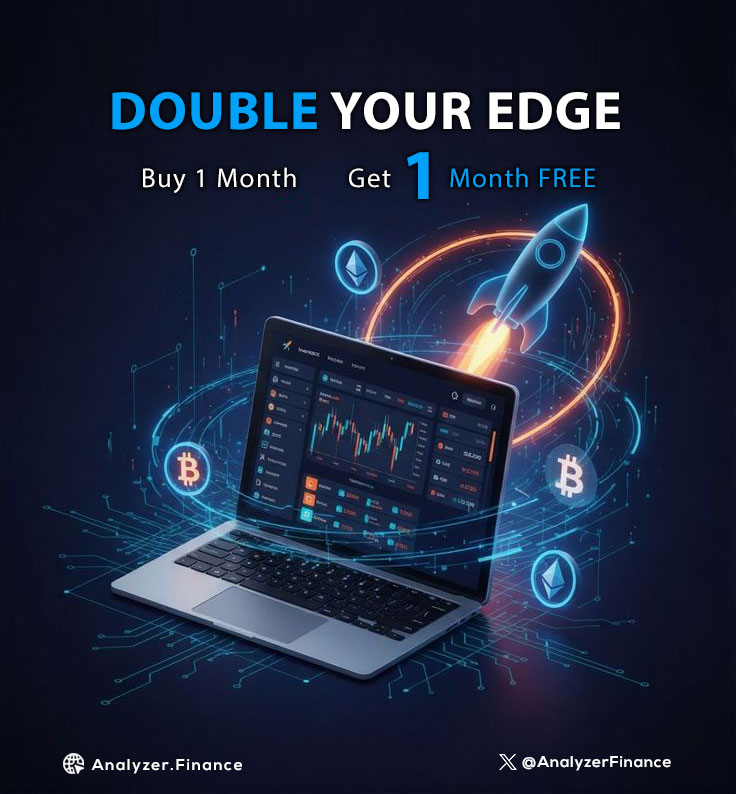 🔥 DOUBLE YOUR EDGE – LIMITED TIME OFFER 🔥

Buy a 1-Month Subscription today and get an extra month for FREE! 🎁

🚀 2 months of signals for the price of 1 month.
⏳ Valid only until March 20th.

Get Started: 
🌐analyzer.finance