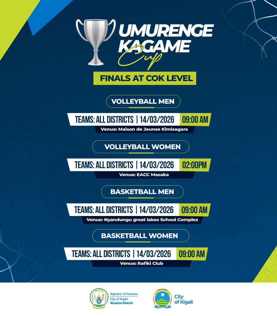 🚨📢 UMURENGE KAGAME CUP 2026 ! Umujyi wa Kigali ( @CityofKigali ) tugeze ...