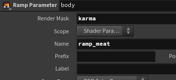 JakeTamamura's tweet photo. Houdini MaterialX tip!💡If blending 2 Ramp nodes (via Mtlx Mix) renders one black in Karma, it’s NOT a bug.
It's a USD parameter collision! Both ramps default to the internal name "ramp", so USD overwrites one.
Fix: Change their internal Name to be unique! ✅ #Houdini https://t.co/D5fdENhz6m