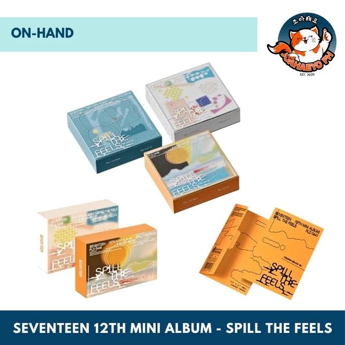 SEVENTEEN - Spill the Feels 

~~₱815 s.shopee.ph/1qJQ9kzPzv

wts lfb ph go svt scoups joshua jeonghan jun hoshi mingyu wonwoo woozi minghao the8 seungkwan vernon dino dk selca selfie standard ver 0 1 2 kit khino kihno weverse wv yes24 music plant pob pc pb