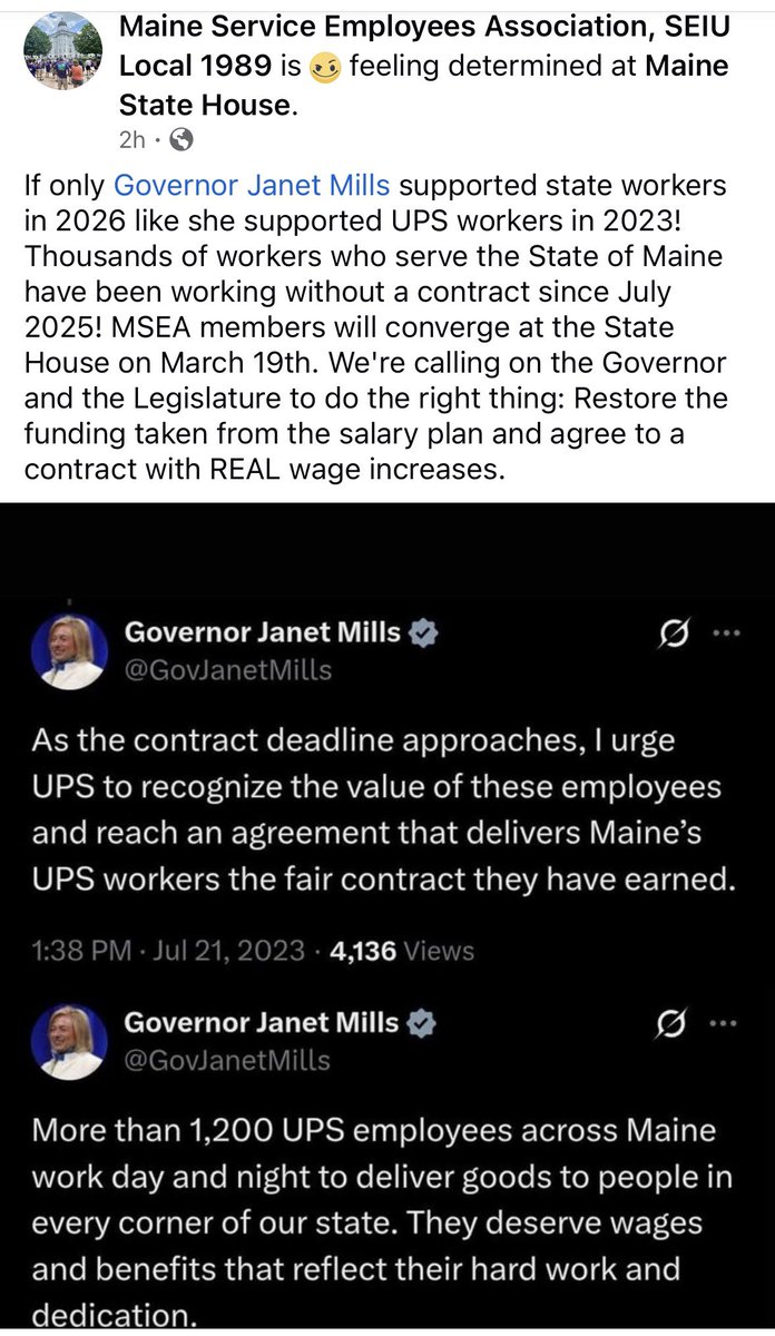 Maine AFL-CIO tweet media