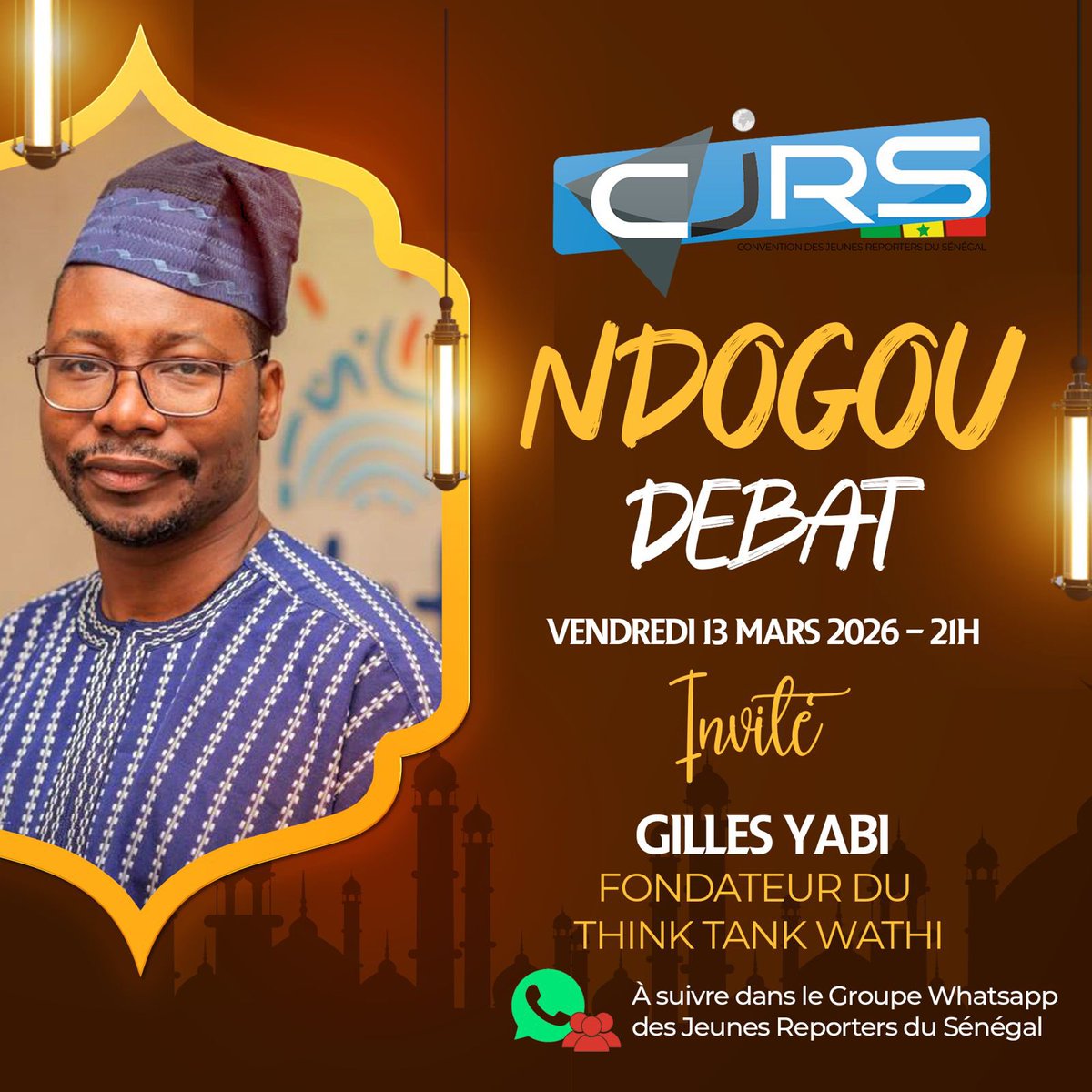 Convention des Jeunes Reporters du Sénegal tweet media