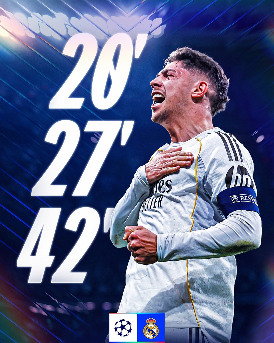 Fede Valverde masterclass 🎩

#UCL
