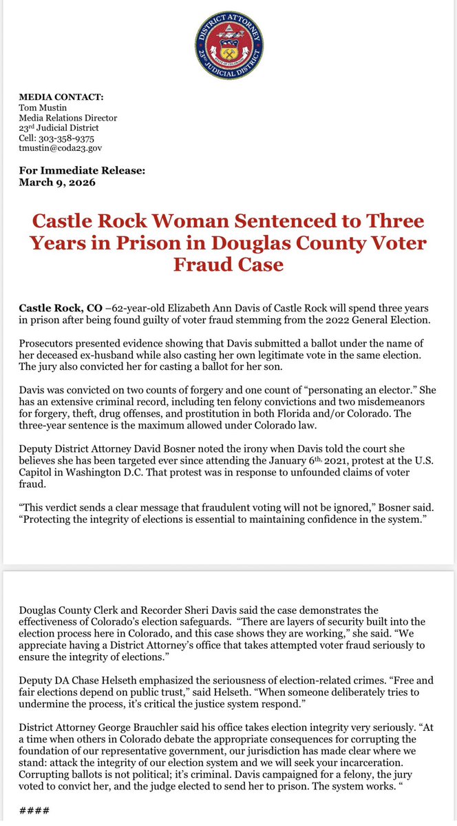 23rd Judicial District Attorney’s Office tweet media