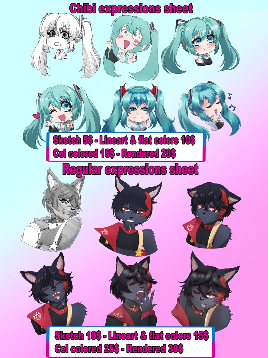 KowolfBlue _ Comms closed (10/10) tweet media