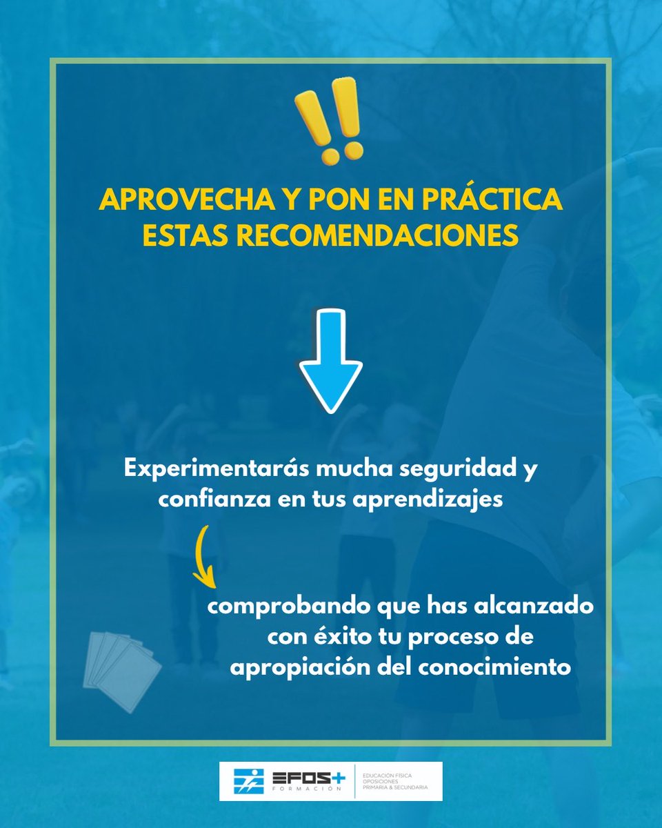 Preparación oposiciones Educación Física tweet media