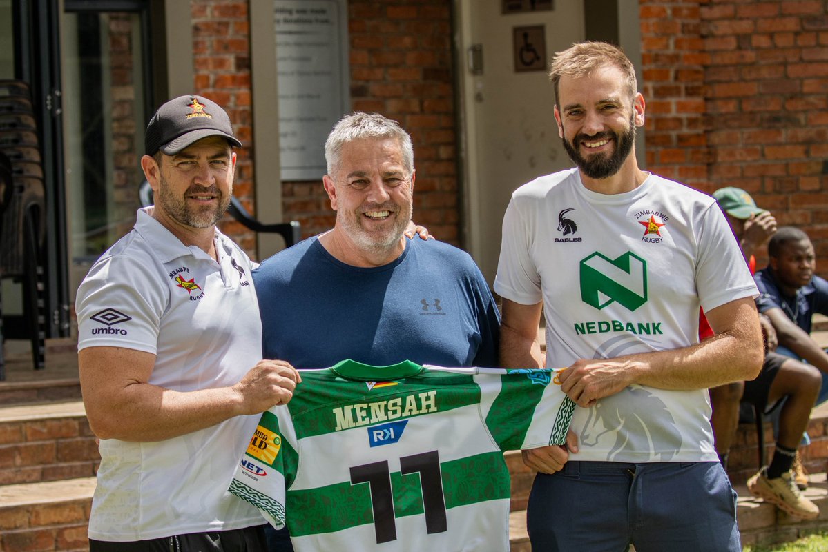 Image for the Tweet beginning: President of Rugby Africa, Herbert