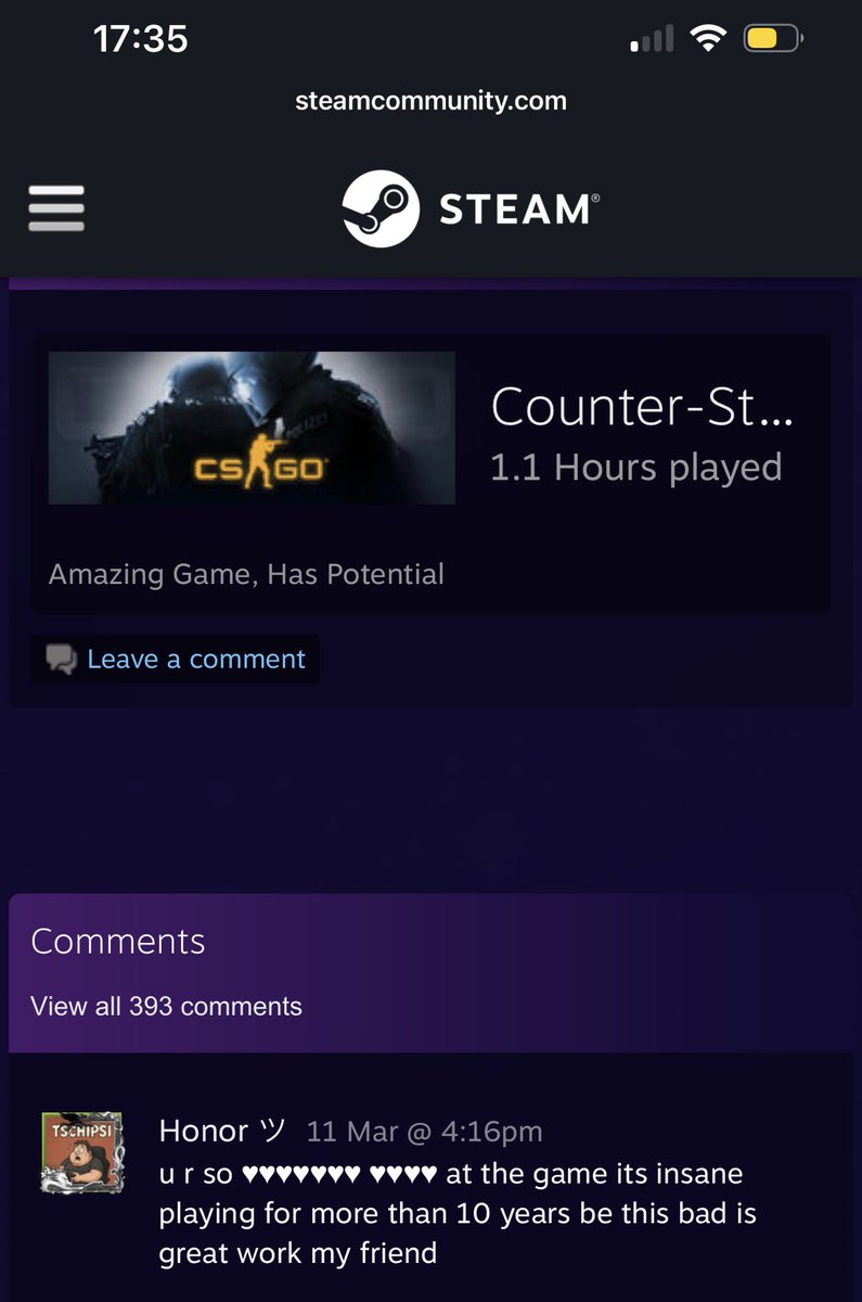 CSGO lover tweet media