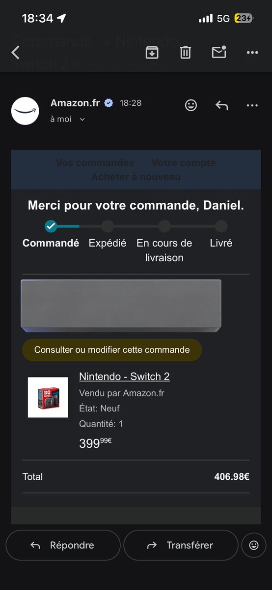 y’a que des débiles dans ma famille, ils m’ont fait un cadeau pour mon anniversaire mais ils l’ont acheté avec mon compte amazon 🦦
