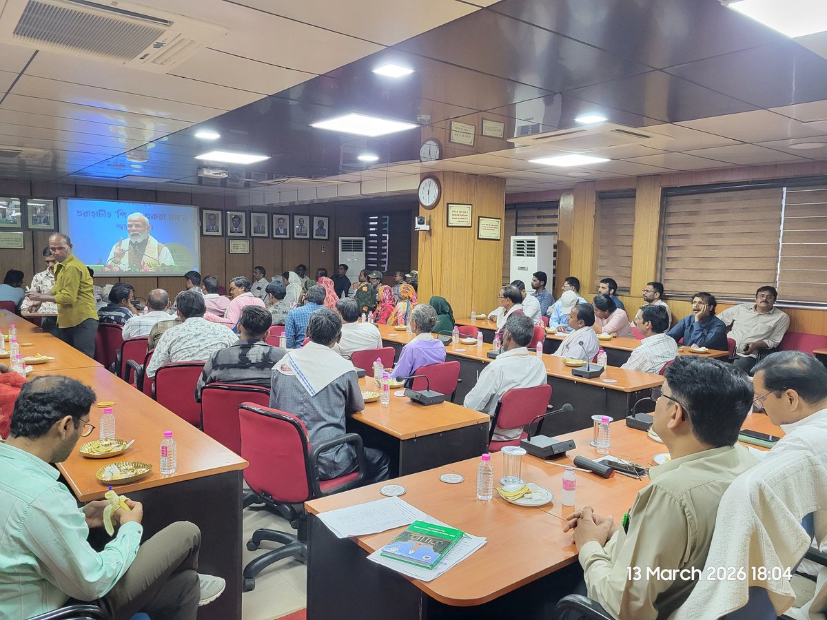 DwrIcar's tweet image. ICAR–DWR, Jabalpur, organized a live webcast of the 22nd instalment of the PM-KISAN Samman Nidhi on 13 March 2026. Scientists farmers staff members, students and other stakeholders participated in the programme and witnessed the national event. #PMKISAN #ICAR #DWR #FarmersWelfare