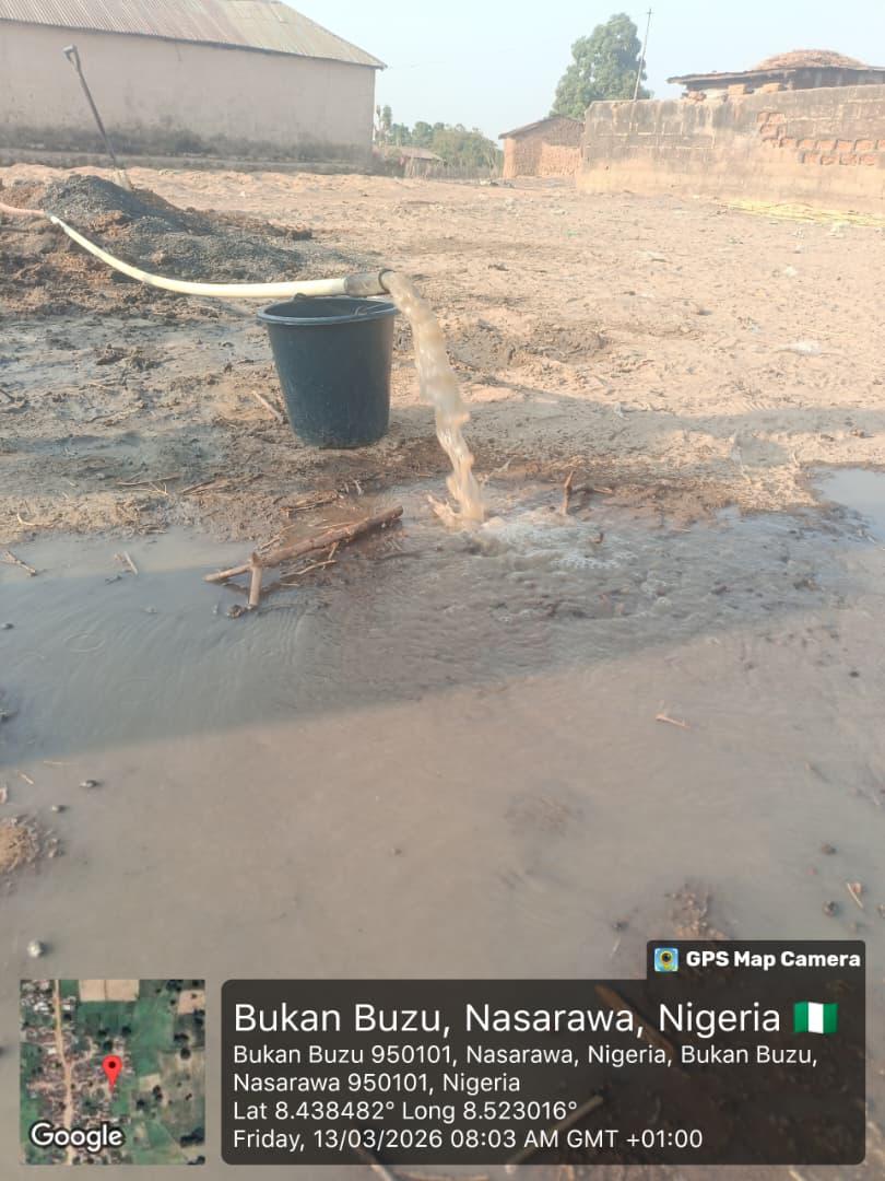 HeartyHumanity's tweet photo. Water was successfully discovered at a new site, at a depth of 45 meters. Prior to this breakthrough, the community had largely lost hope of finding a water source. We are grateful to God for the success and the sustainable impact we will make on lives in the community. https://t.co/WTvoFMpEpU