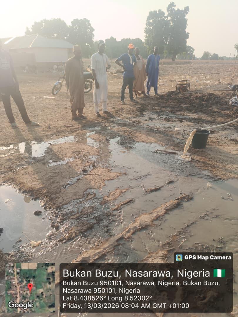 HeartyHumanity's tweet photo. Water was successfully discovered at a new site, at a depth of 45 meters. Prior to this breakthrough, the community had largely lost hope of finding a water source. We are grateful to God for the success and the sustainable impact we will make on lives in the community. https://t.co/WTvoFMpEpU