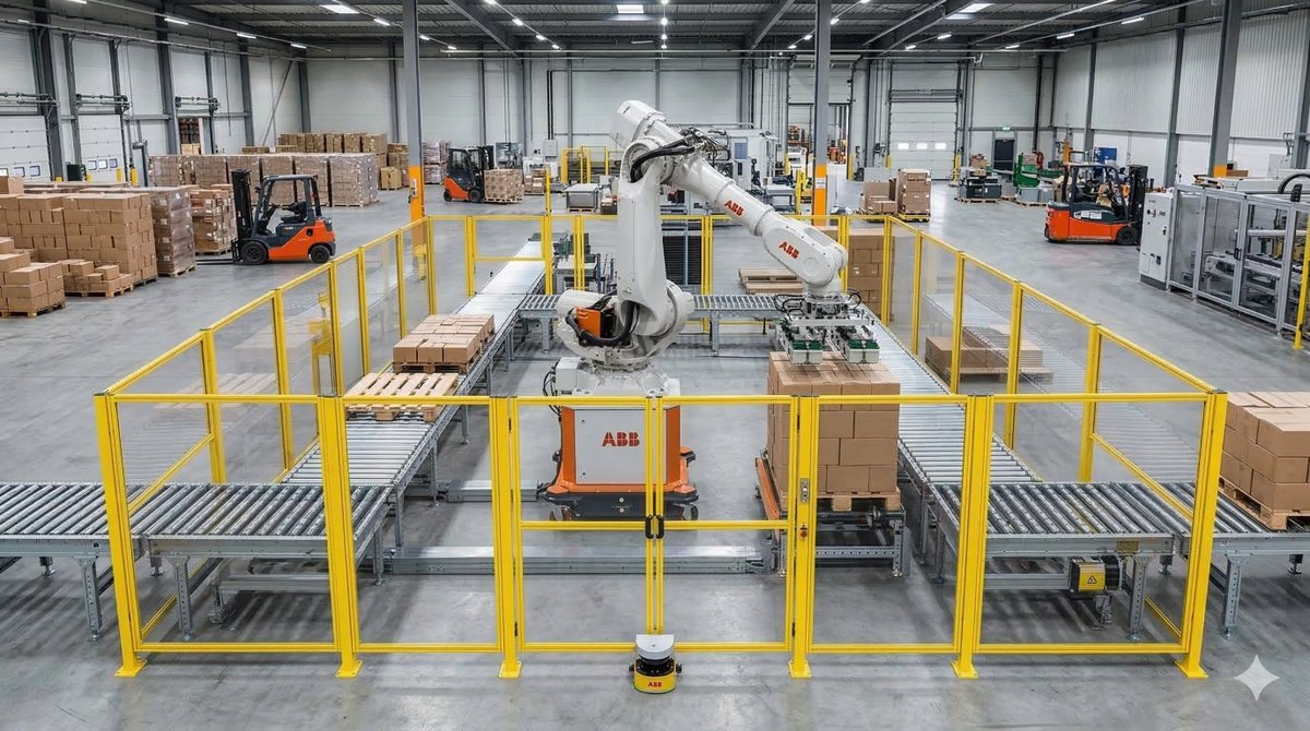 ATANRobotics's tweet photo. 💡 Labor costs $46/hr? Robotic palletizing is your 2026 supply chain lifesaver. 

Total cost: $150K–$500K+. ROI in 8–36 months. 

Get the full breakdown here: https://t.co/Ys8tZSNwHg

#robotics #cnc #robots #machining https://t.co/Ldt0jHYU28