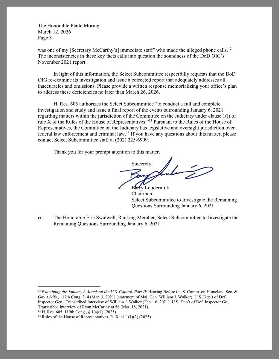 Select Subcommittee on January 6th tweet media