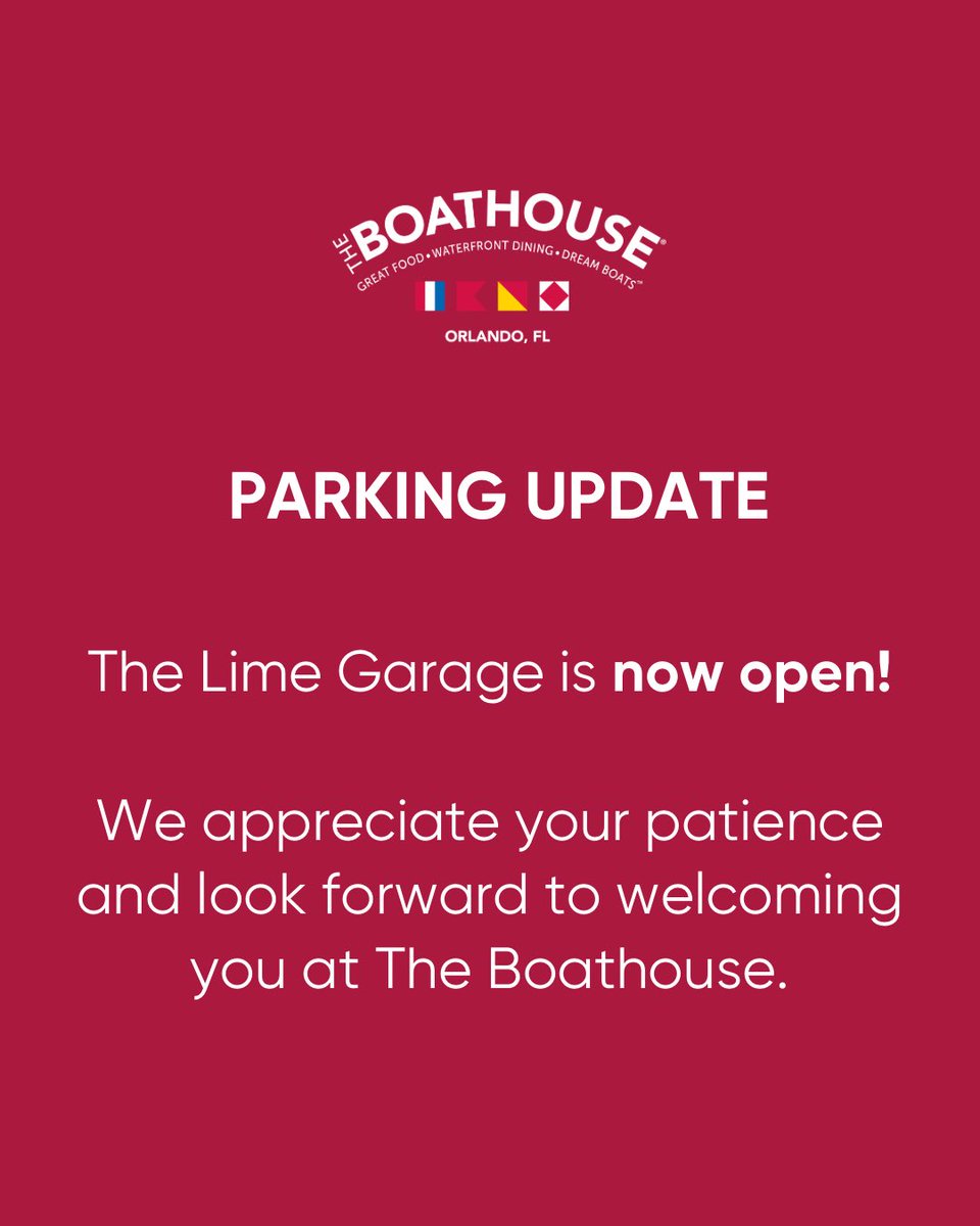 The BOATHOUSE® tweet media