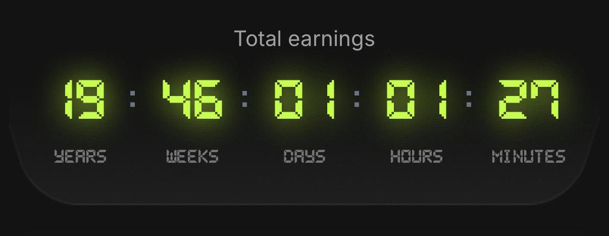 MrNYMB's tweet photo. What if time could actually be exchanged for money? https://t.co/aOh9DgR76w