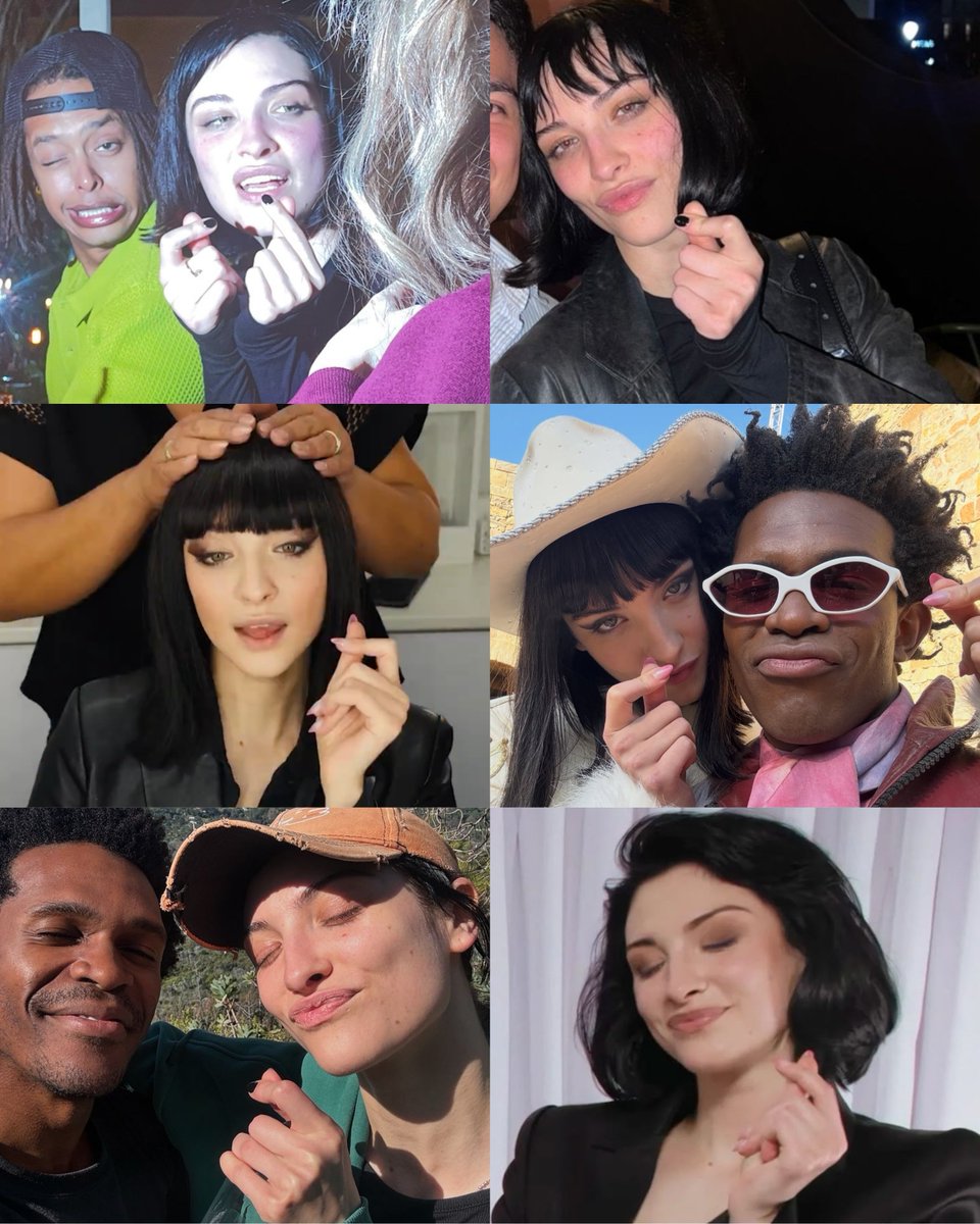 sungodya's tweet photo. it’s so cute that Emily Rudd taught Lera the finger heart and she just loved doing it back when filming season 2 😭 https://t.co/SxQ3GVCDzG