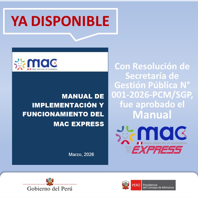 Secretaría de Gestión Pública - PCM tweet media