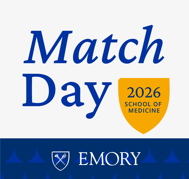 EmoryMedicine's tweet photo. In one week, our graduating MD students will find out where they've landed for their residencies ✉️. Join in the excitement of 2026 Match Day on Friday, March 20 at 11:30 a.m. on live stream. Match Day details ➡️ https://t.co/yINrZHmDOf

#Match2026 #Match26 https://t.co/jCtTL8IuhM